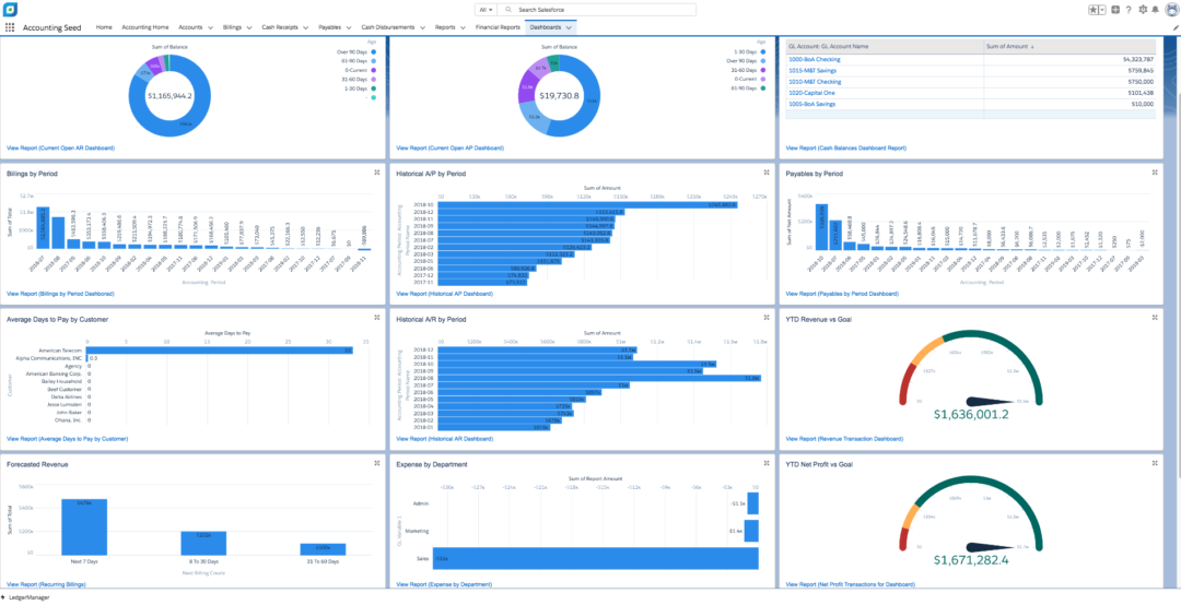 Create Financial Dashboards & Reports | Accounting Seed